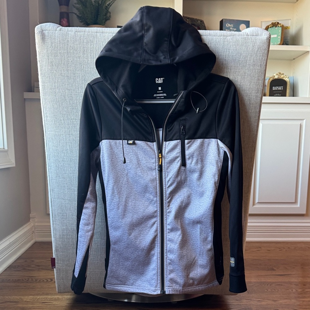 Caterpillar Black and Gray Women’s Utility Jacket, Sz Med, Like New!